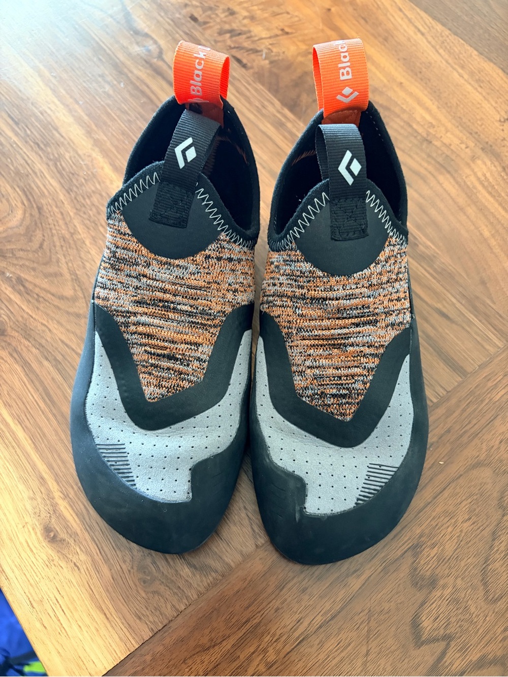 Black Diamond Kids Orange & Gray Slip-On Climbing Shoes